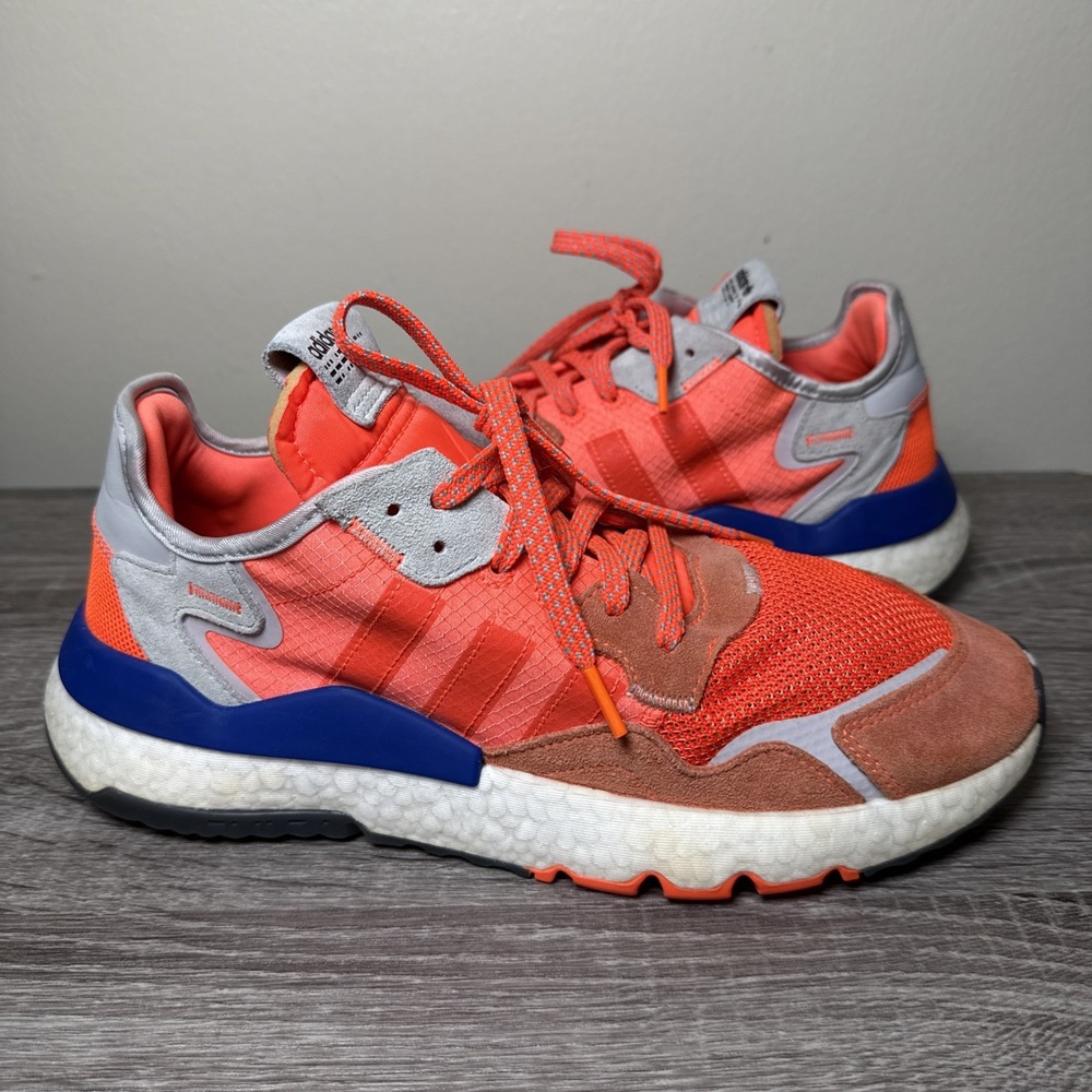 Adidas REFLECTIVE Nite Jogger GOKU Solar-Orange‎ Men's US SIZE 11 #DragonBallZ